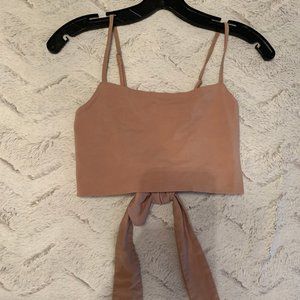 Nude Crop Top